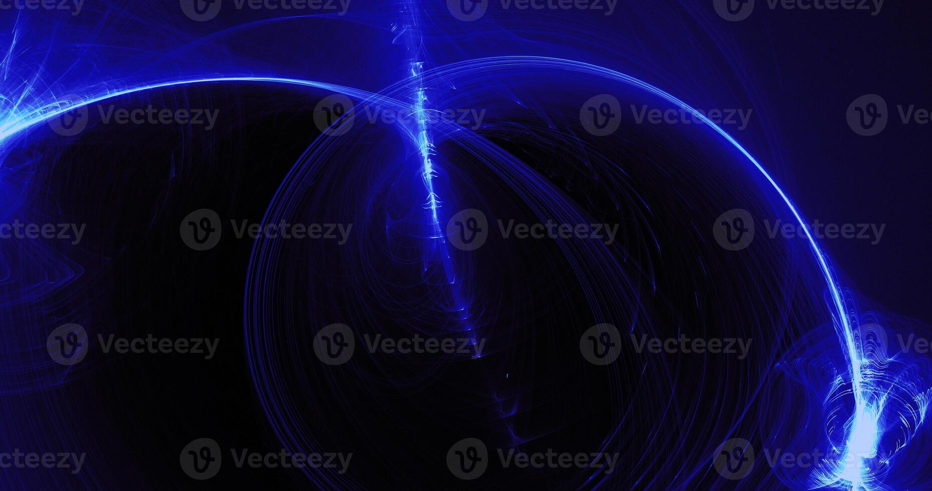 Blue Abstract Lines Curves Particles Background photo