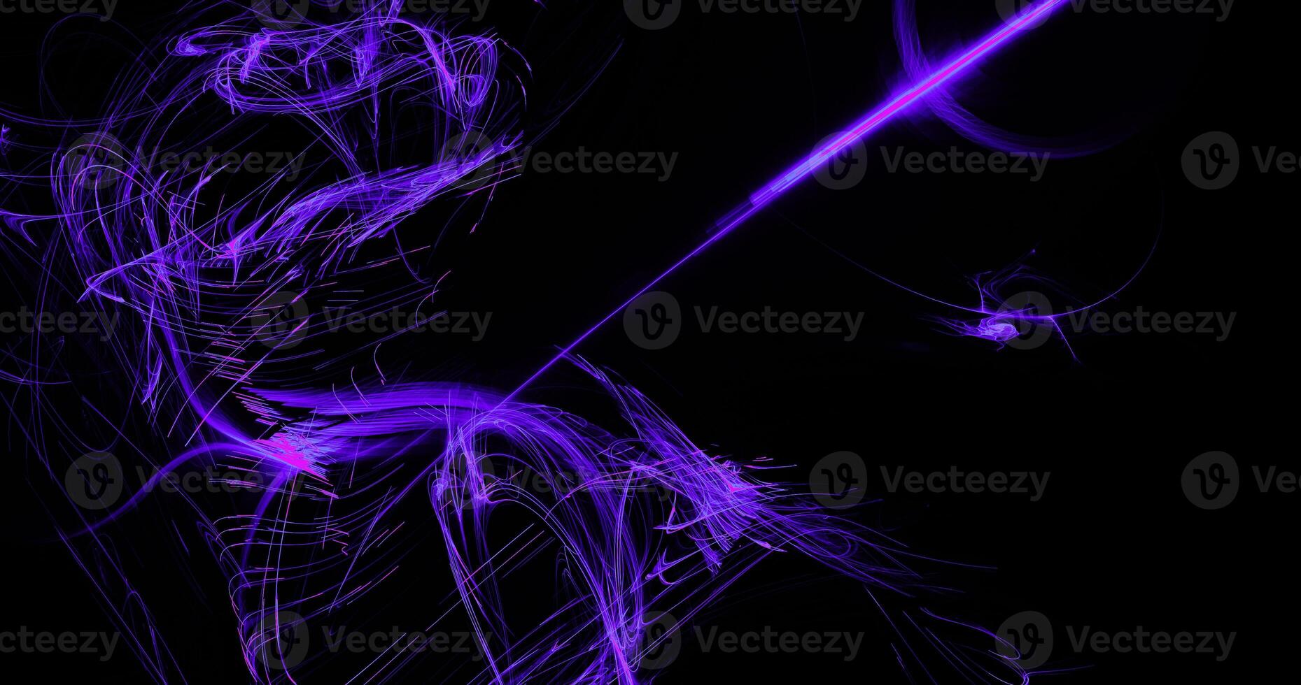 Purple Blue Pink Abstract Lines Curves Particles Background photo