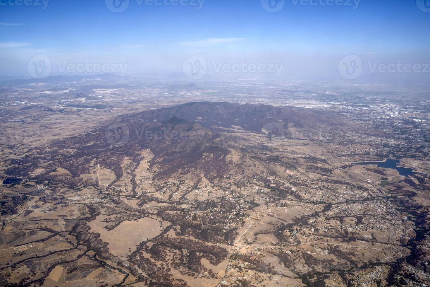 lerma lago mexico aéreo ver para recreación foto