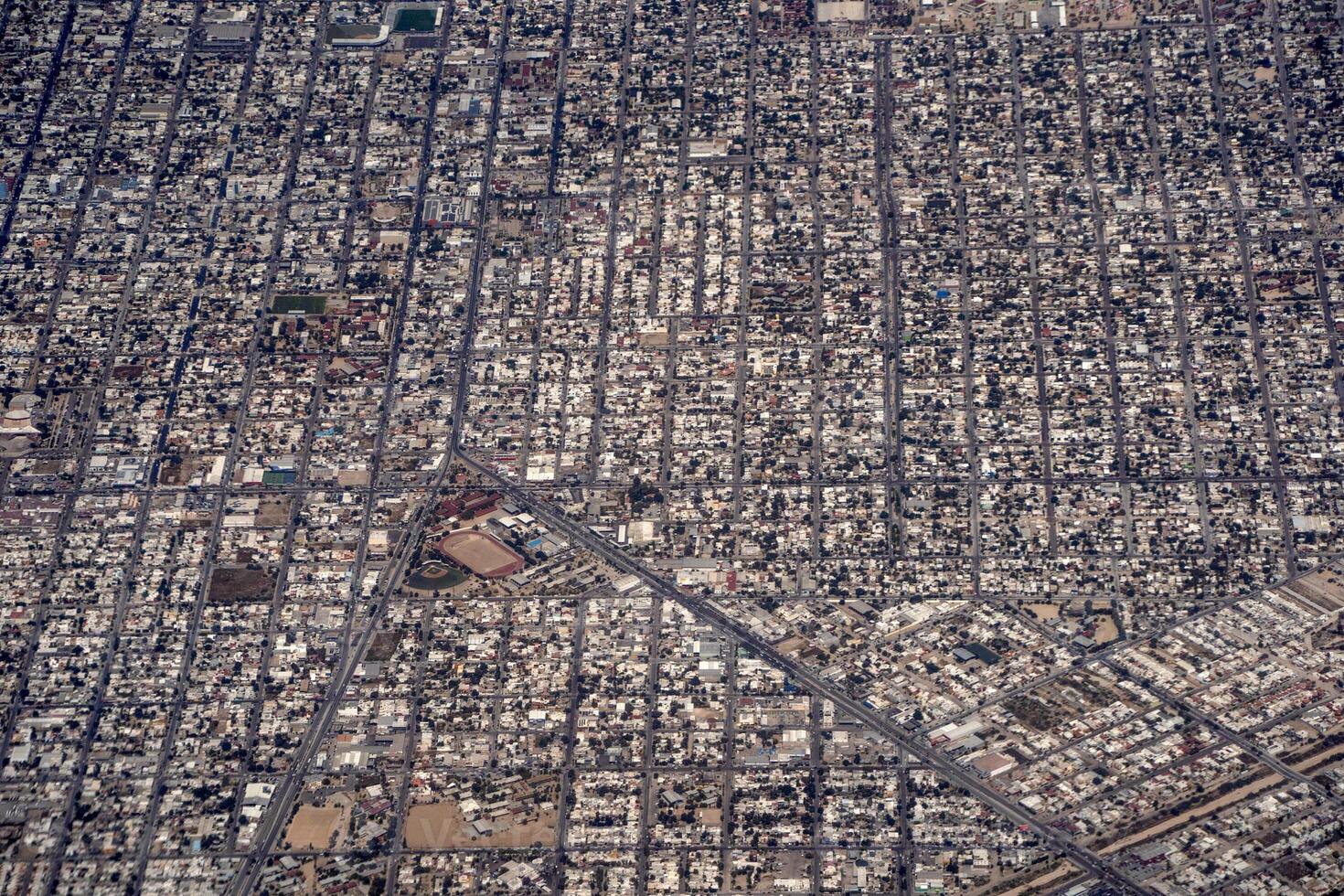 la paz baja California sur aéreo ver desde aeronave foto