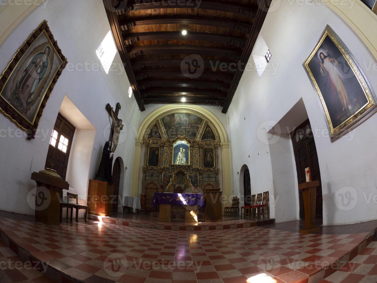 Loreto antiguo misión en soleado día baja California sur mexico foto