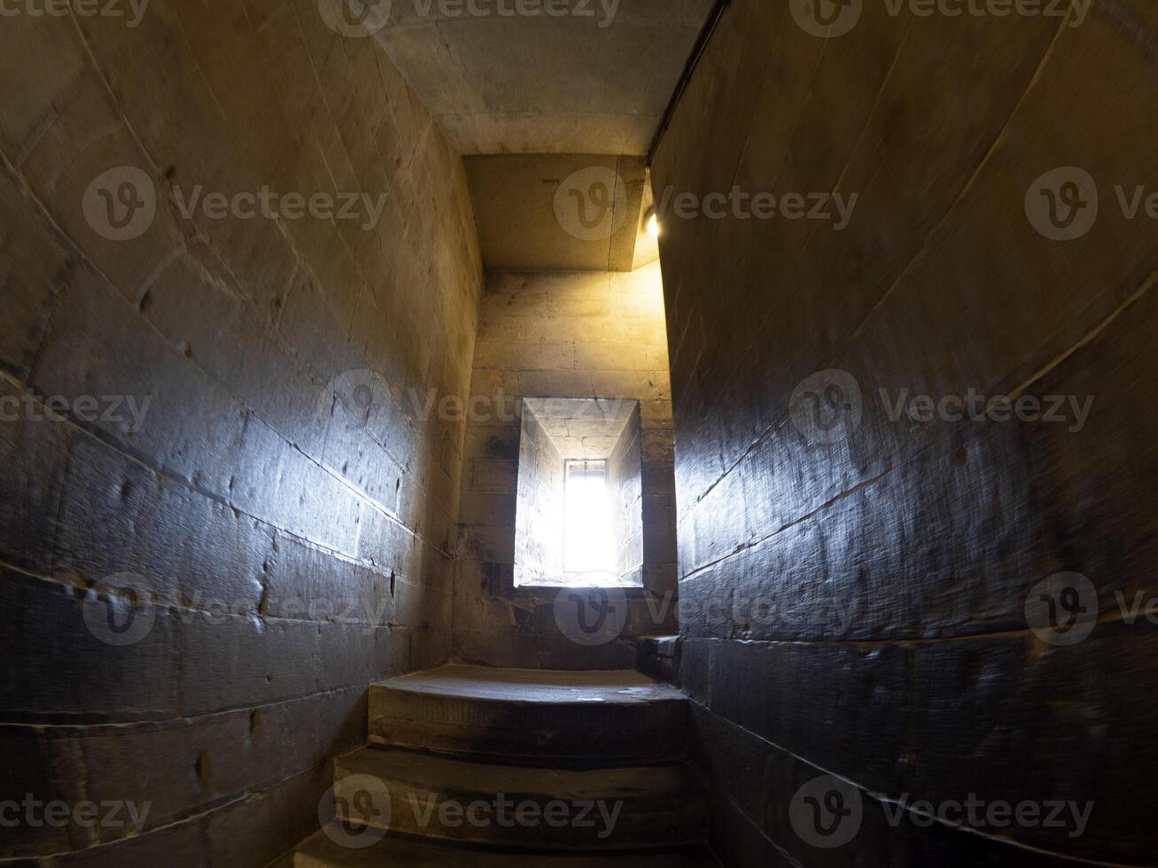 interior of stairway of florence giotto tower detail near Cathedral Santa Maria dei Fiori, Brunelleschi Dome Italy photo