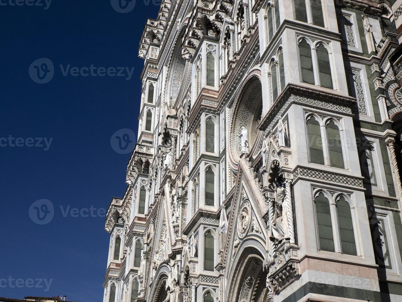 florencia Giotto torre detalle cerca catedral Papa Noel maria dei flor, brunelleschi Hazme Italia foto