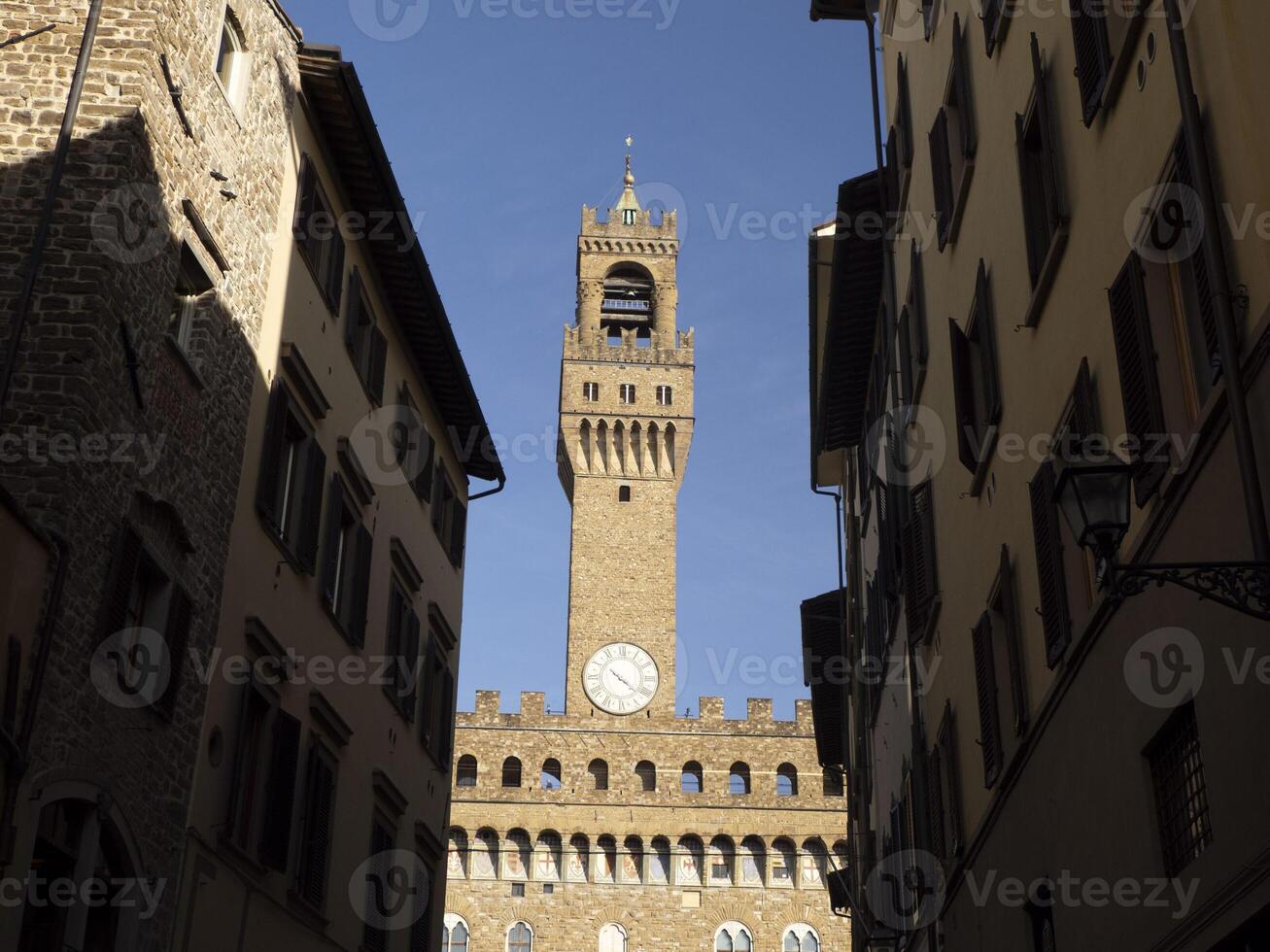 Old palace palazzo vecchio detail Florence Italy photo