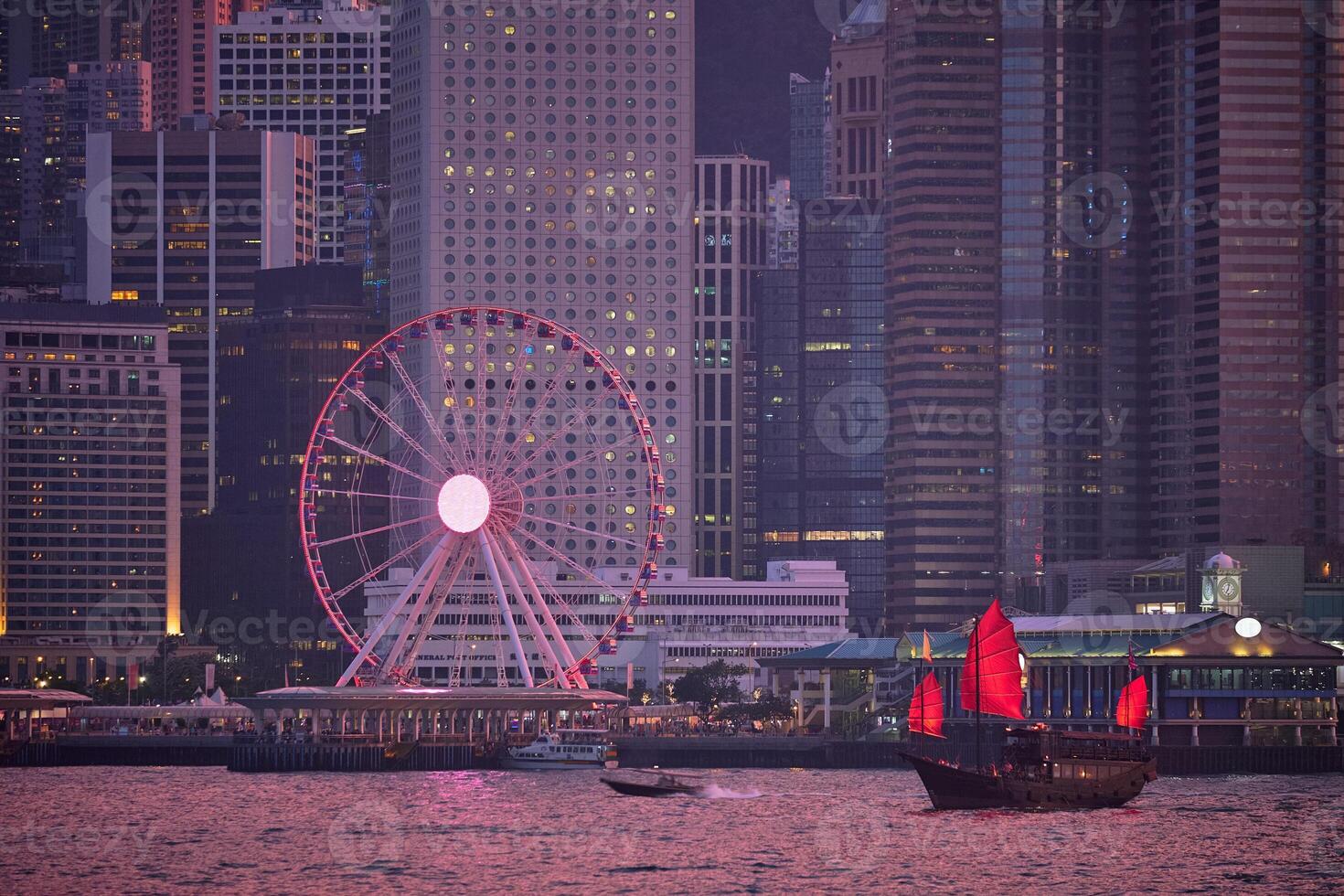 Hong Kong skyline. Hong Kong, China photo