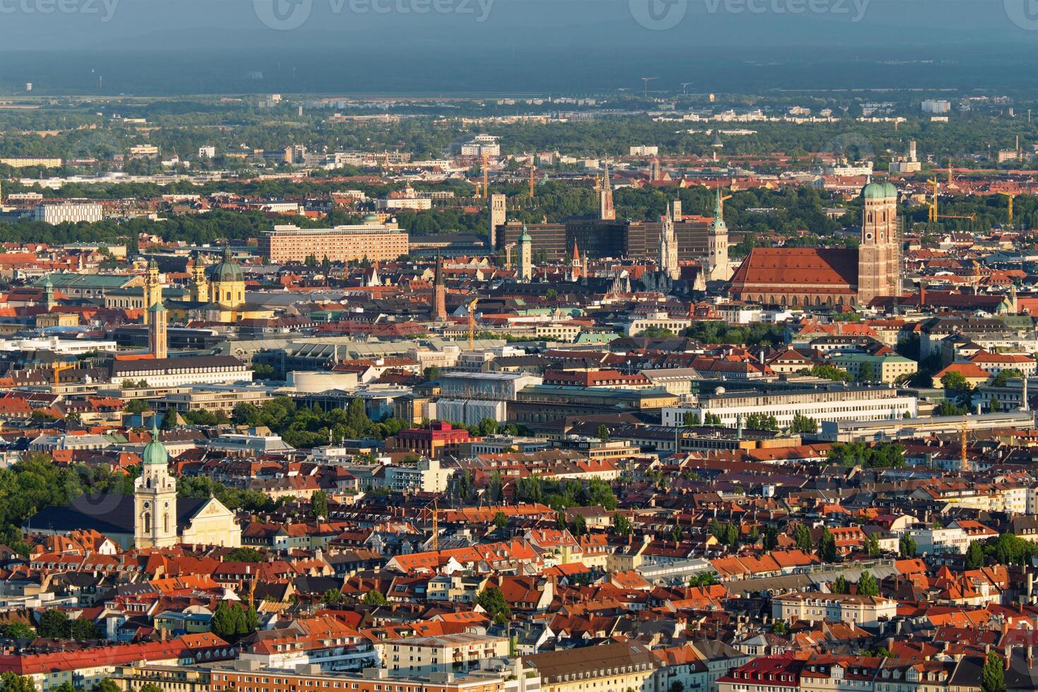 Aerial view of Munich. Munich, Bavaria, Germany photo