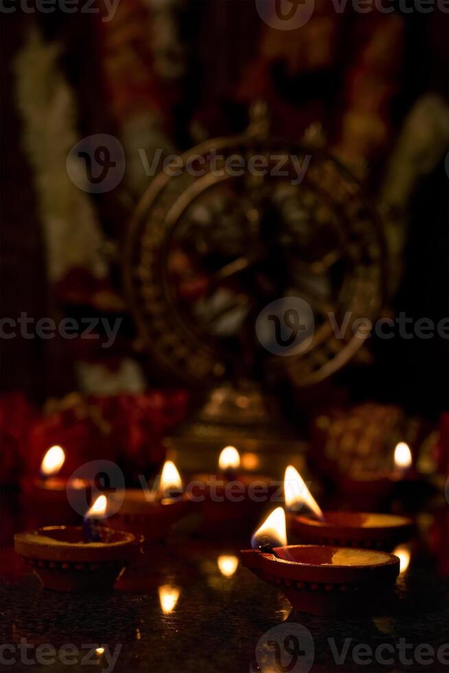 Diwali lights, India photo