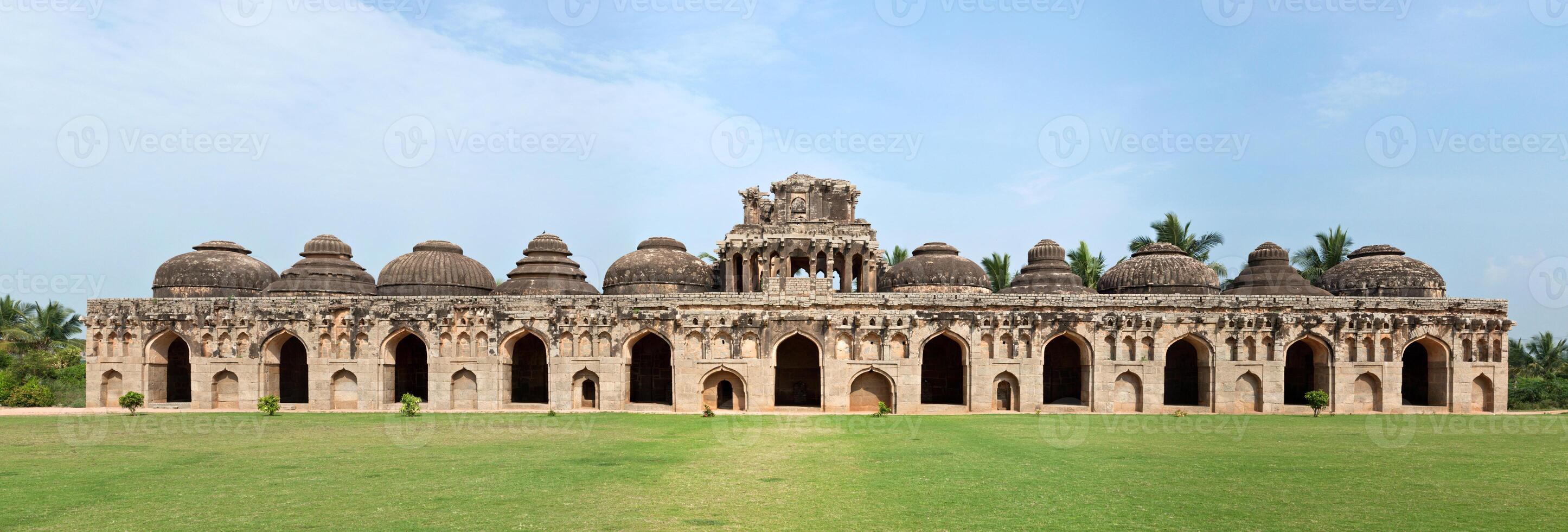 Ancient ruins of Elephant Stables photo