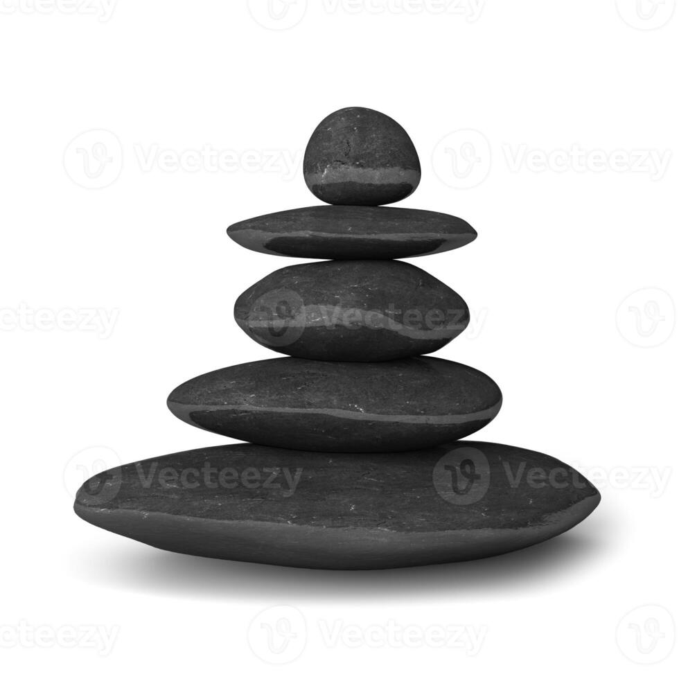 Zen stones balance concept photo