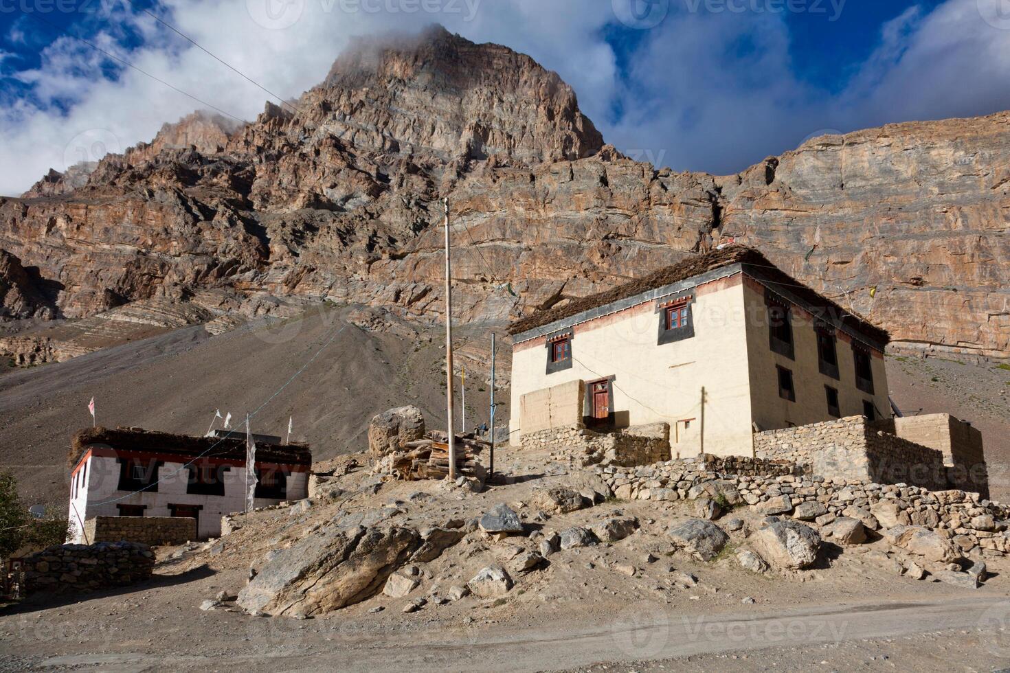 Village in Spiti Valley photo