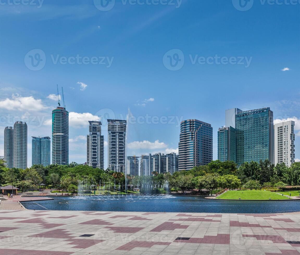 Skyline of Central Business District of Kuala Lumpur, Malaysia photo