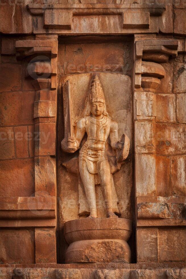 Bas relief. Brihadishwara Temple, Tanjore photo