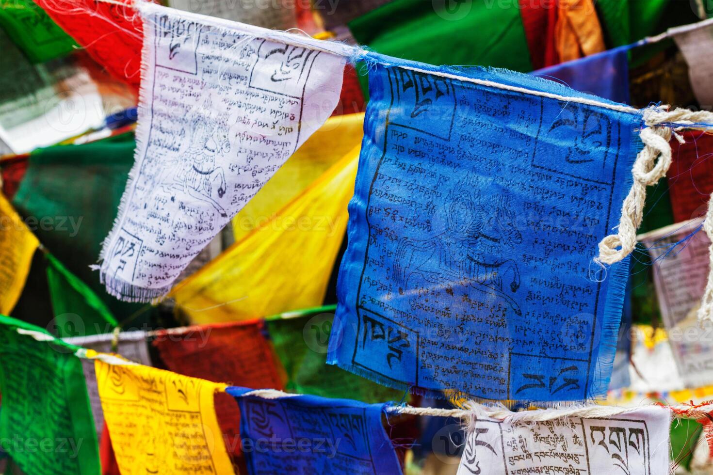 Tibetan Buddhism prayer flags lungta photo