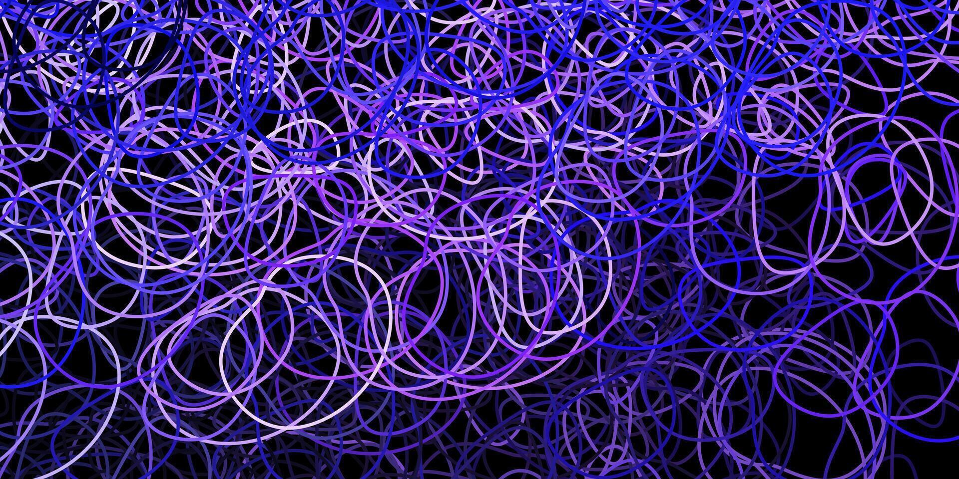 Dark purple vector template with abstract forms.