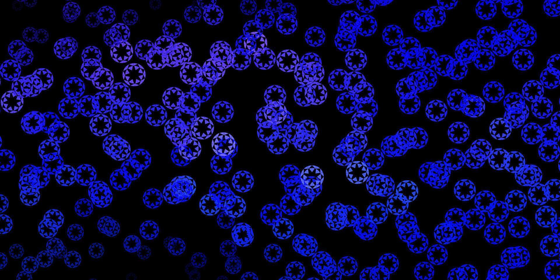 Dark purple vector pattern with spheres.