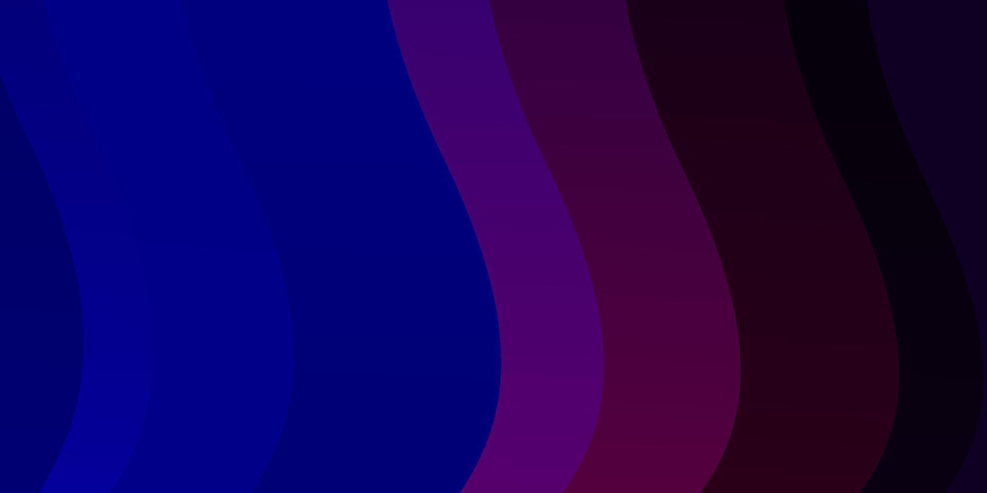 Light Blue, Red vector background with curves.