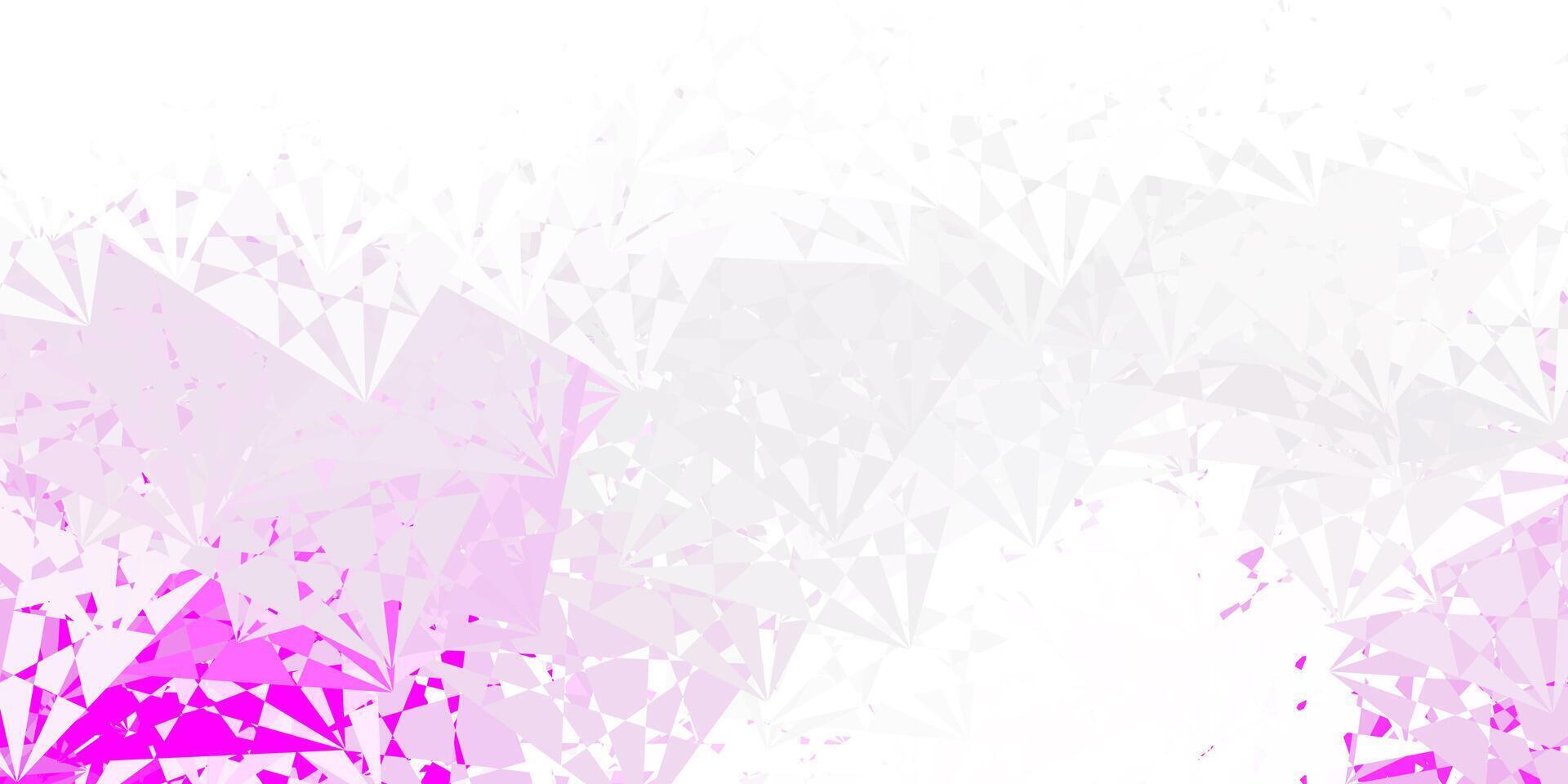 Light Purple vector texture with random triangles.