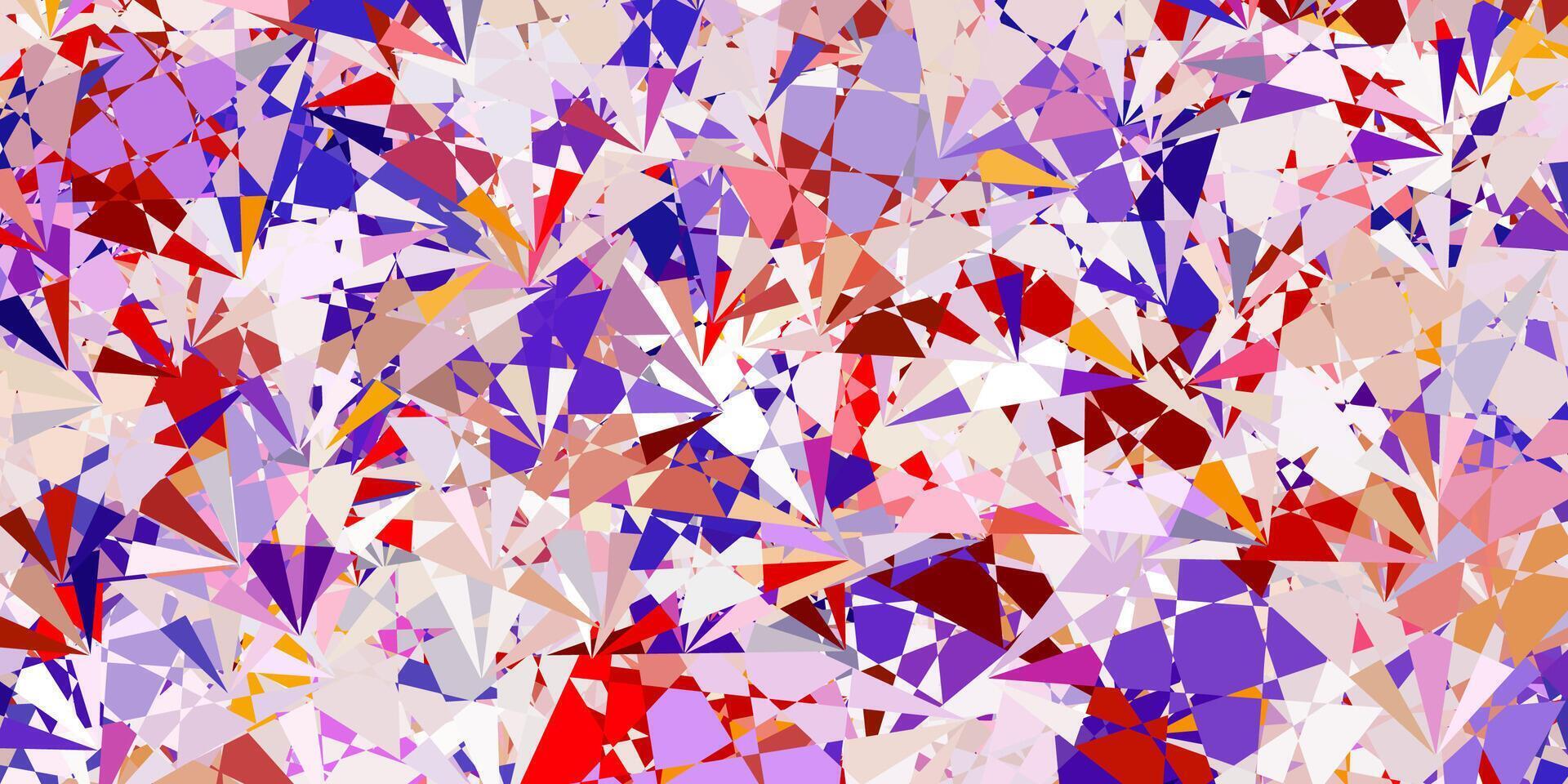 Light Purple, Pink vector layout with triangle forms.