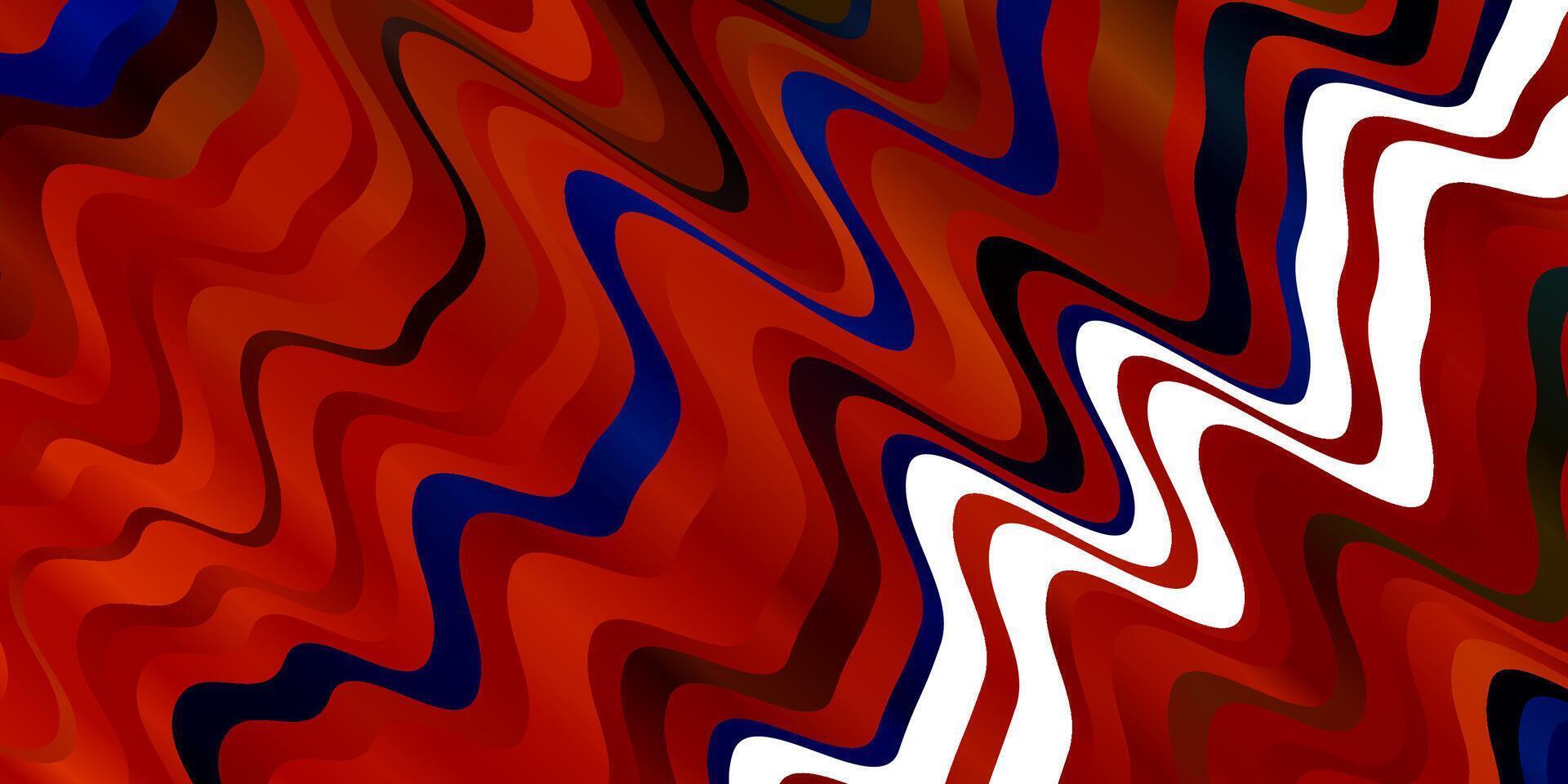 Dark Blue, Yellow vector texture with wry lines.