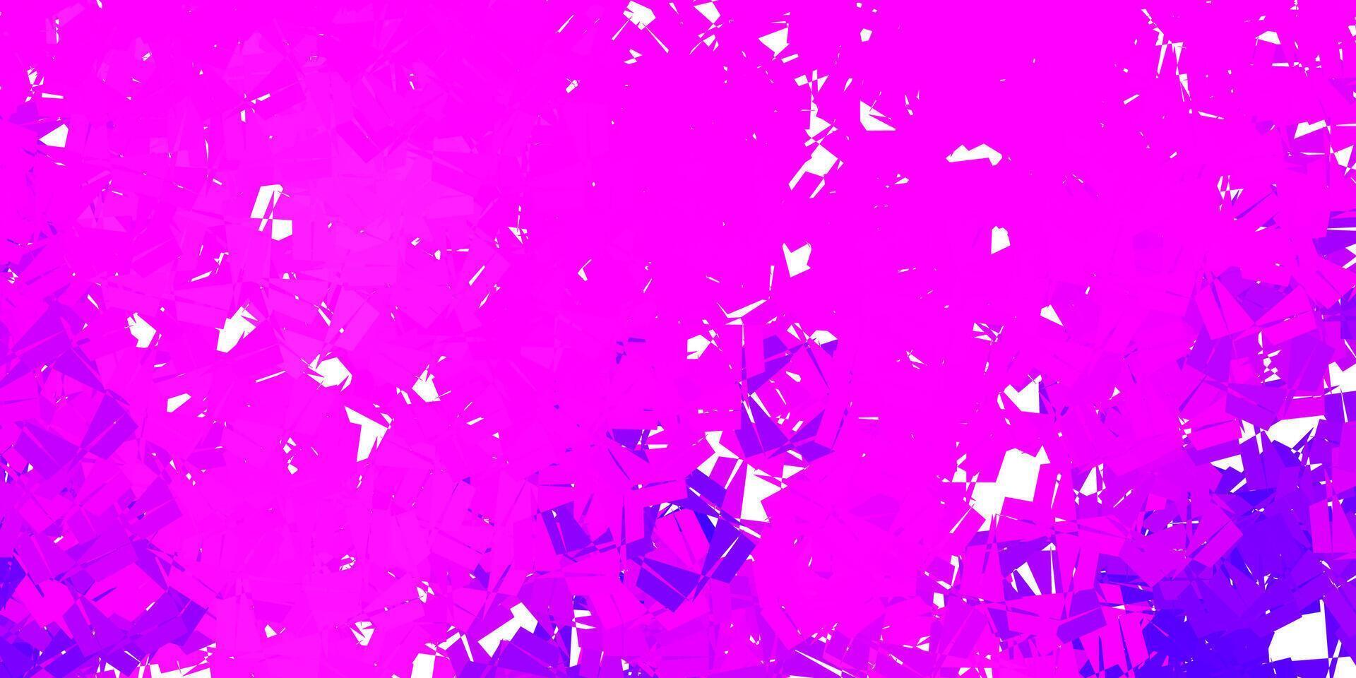 Light purple, pink vector polygonal pattern.
