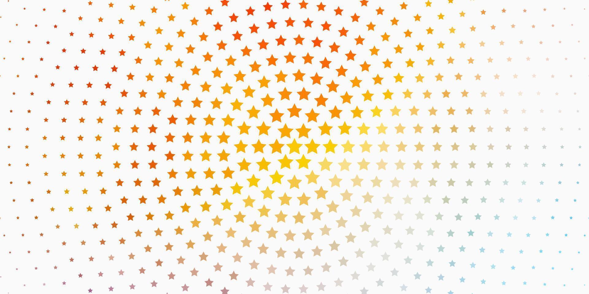 Light Blue, Yellow vector template with neon stars.