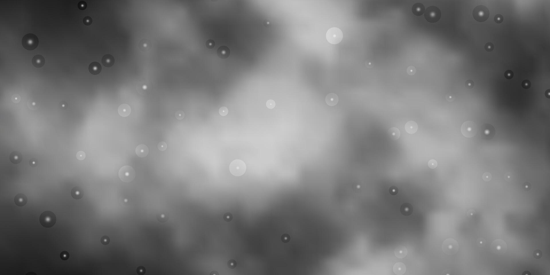 patrón de vector gris claro con estrellas abstractas.