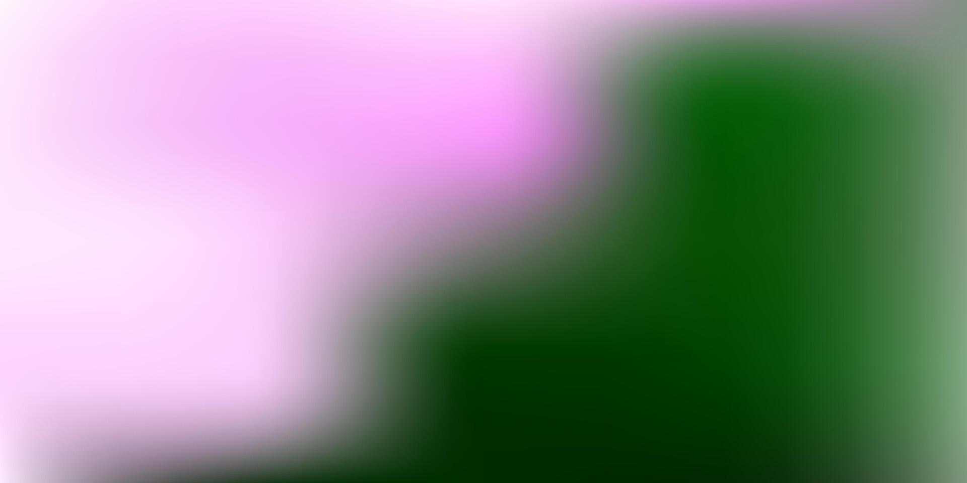 Dark green vector gradient blur layout.