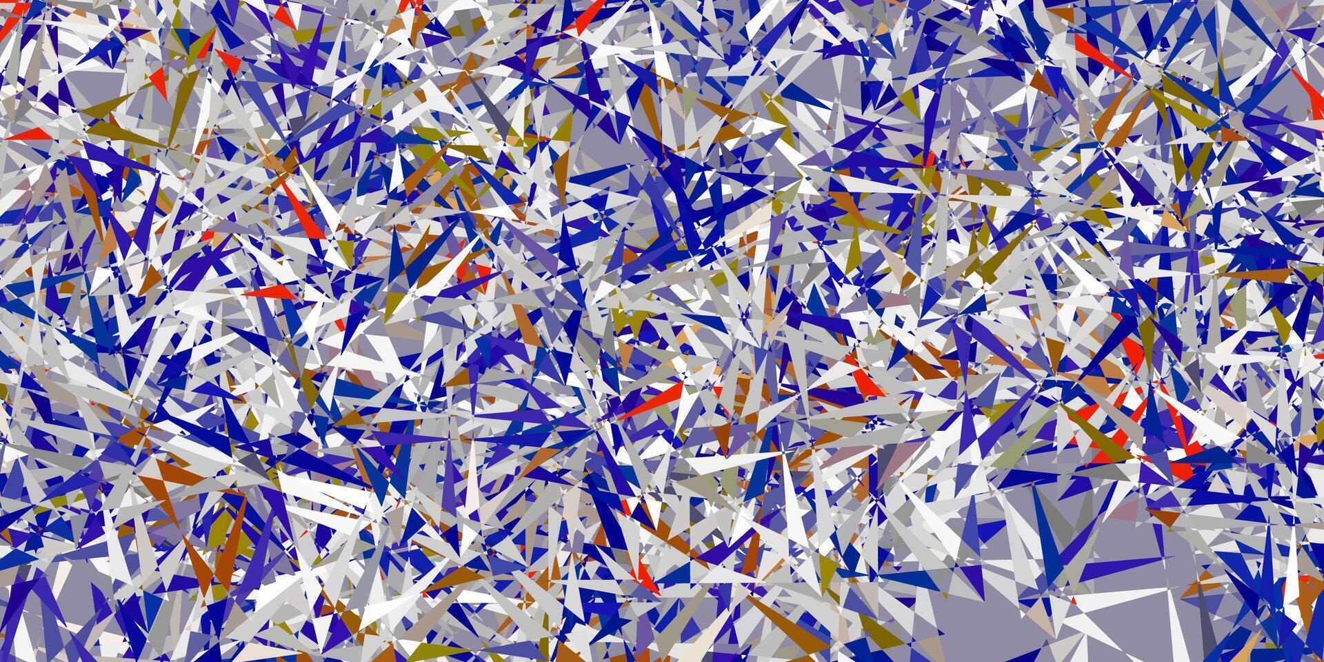 Light yellow vector texture with random triangles.
