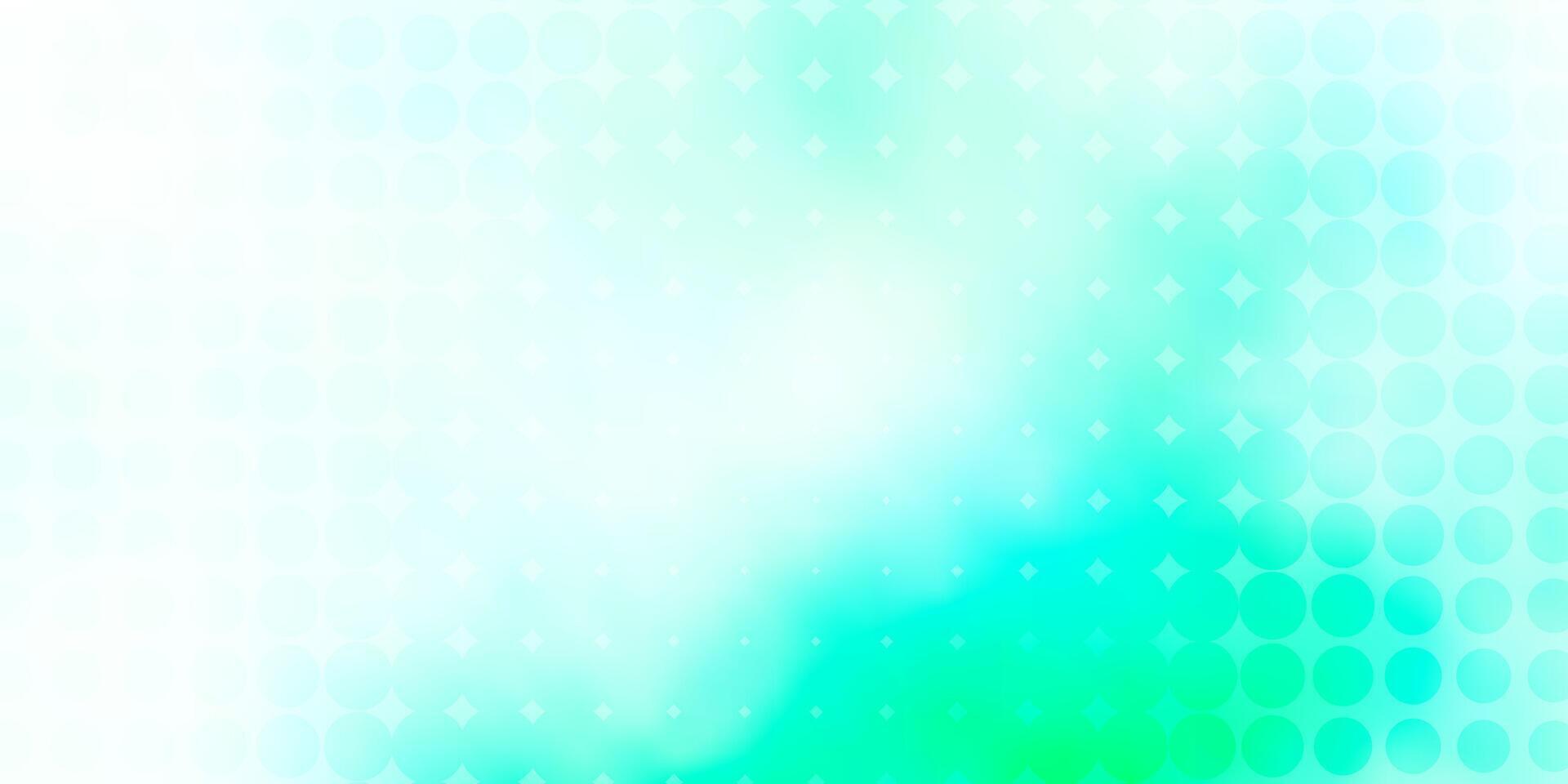 Light Green vector background with bubbles.