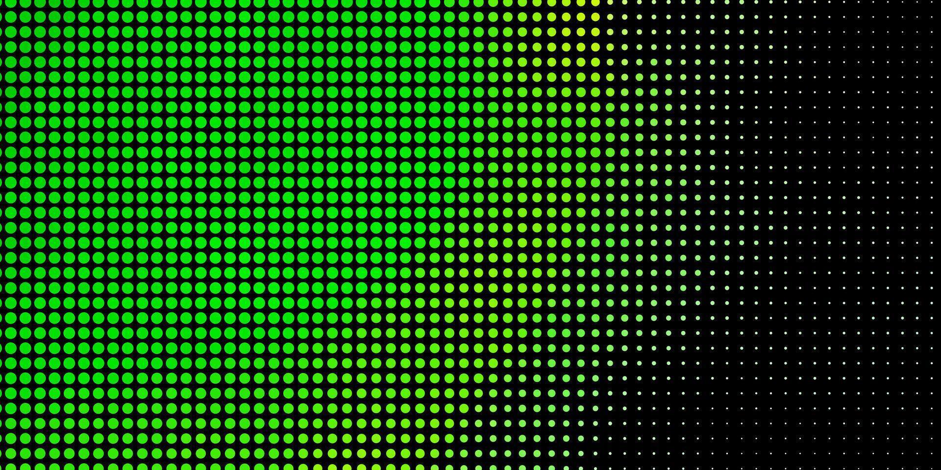 Light Green vector background with circles.