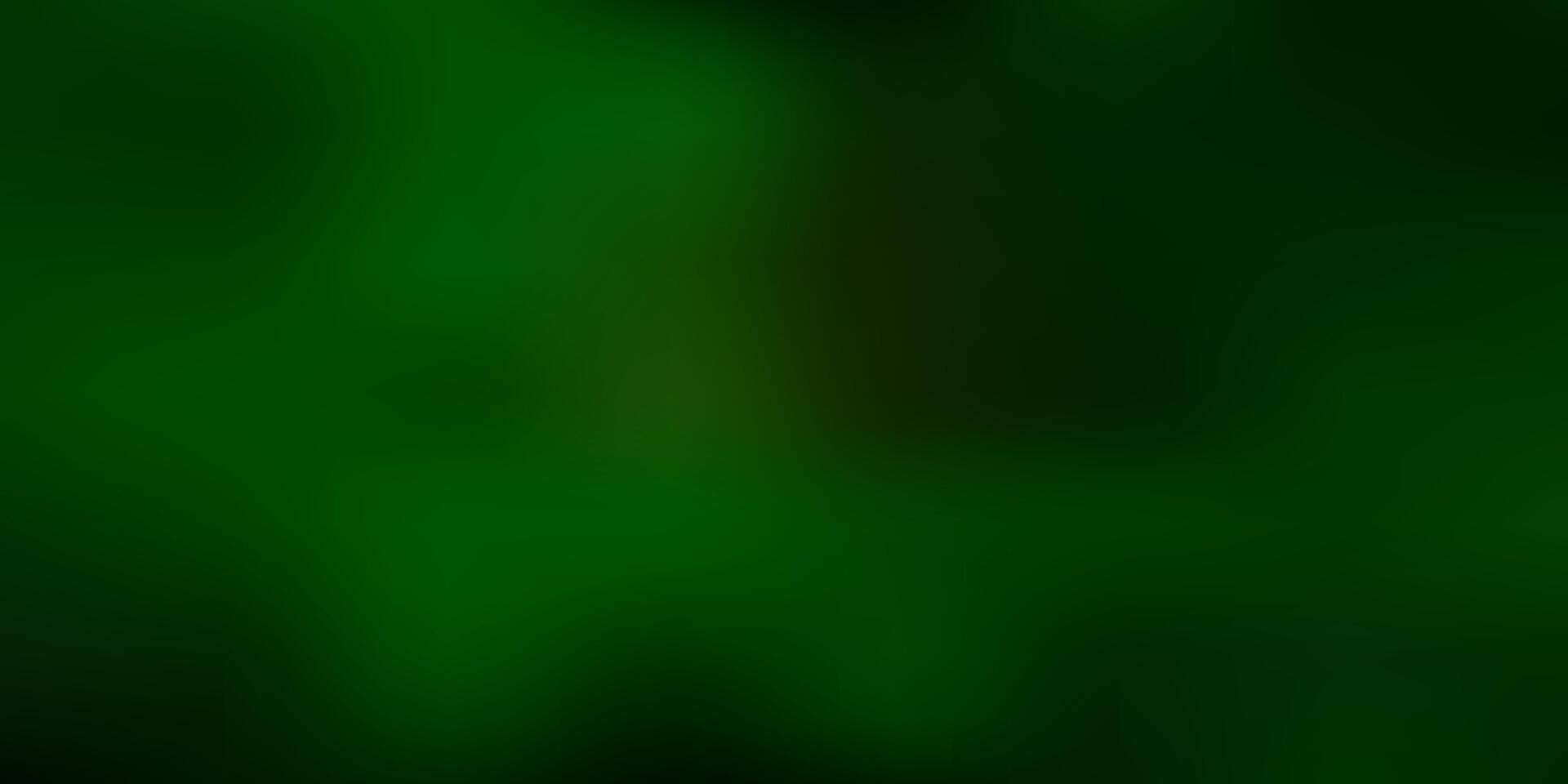 Dark green, yellow vector blur drawing.