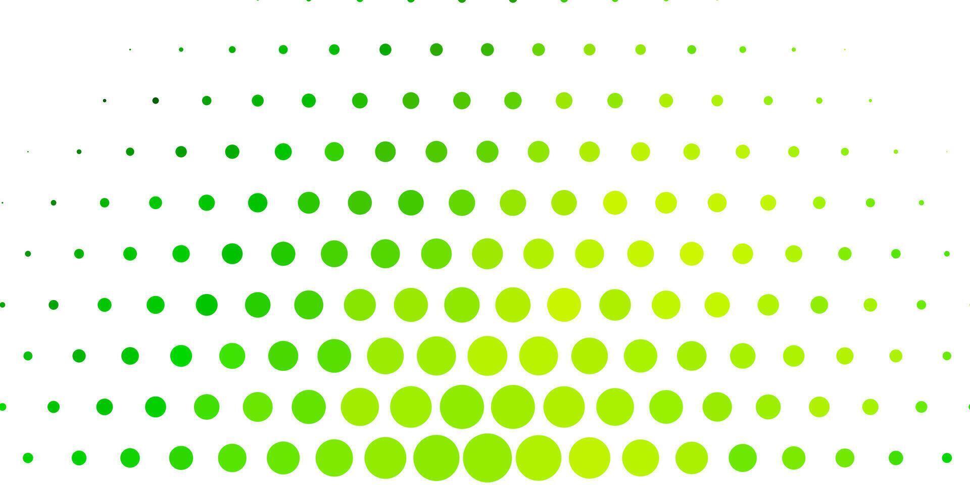 Light Green, Yellow vector template with circles.