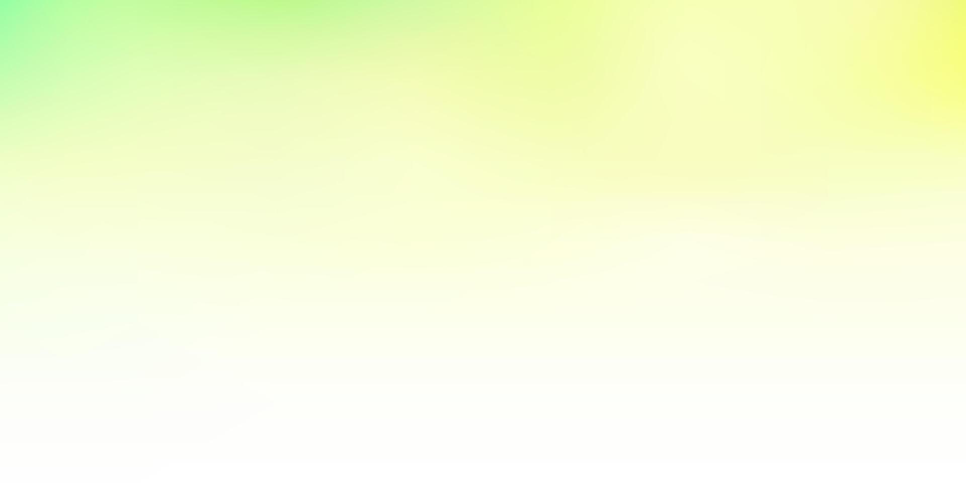 plantilla de desenfoque de vector verde claro, amarillo.
