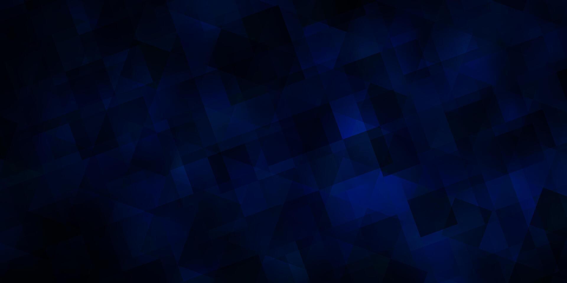 Dark BLUE vector texture with triangular style.