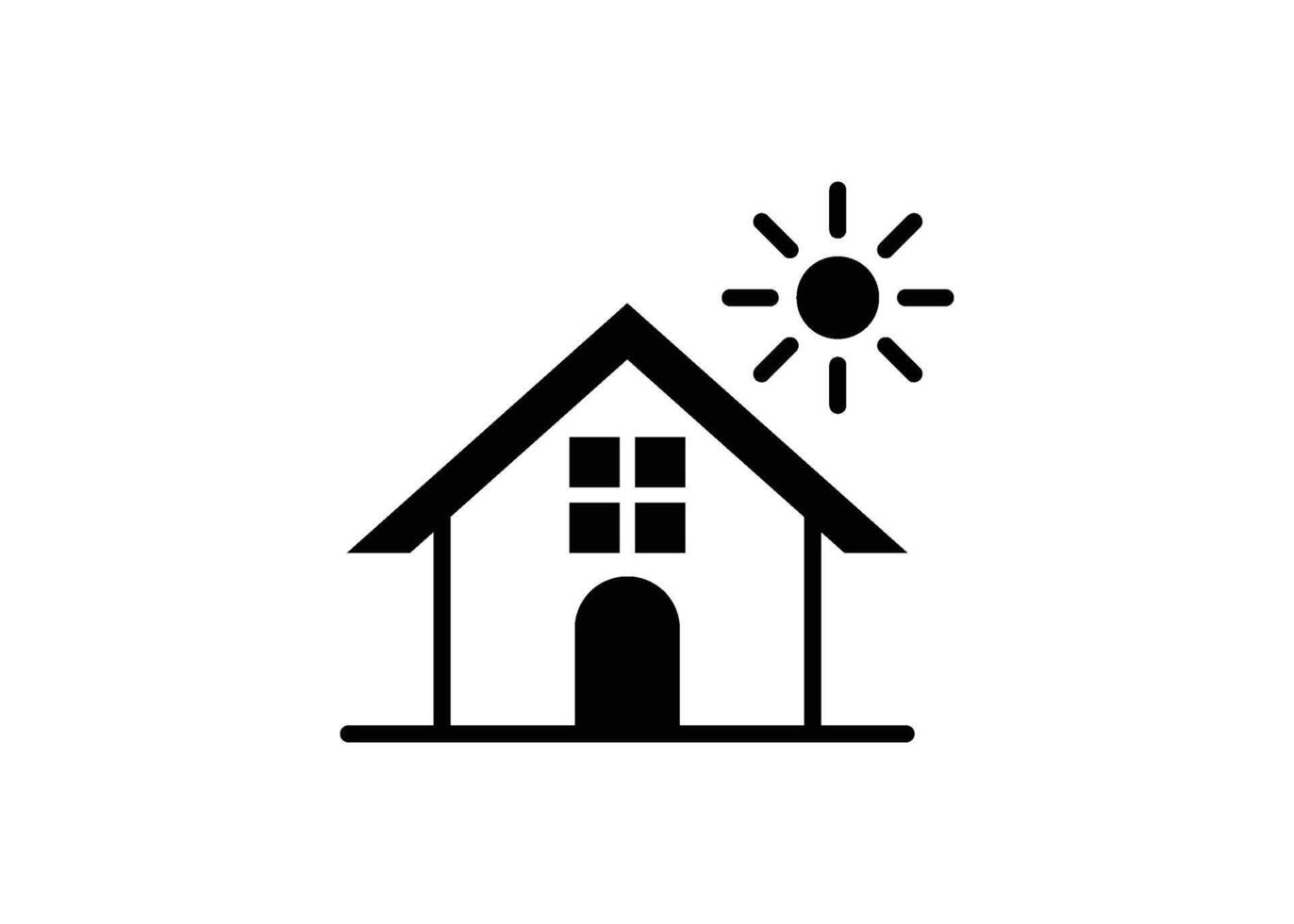 hogar icono diseño modelo aislado ilustración vector