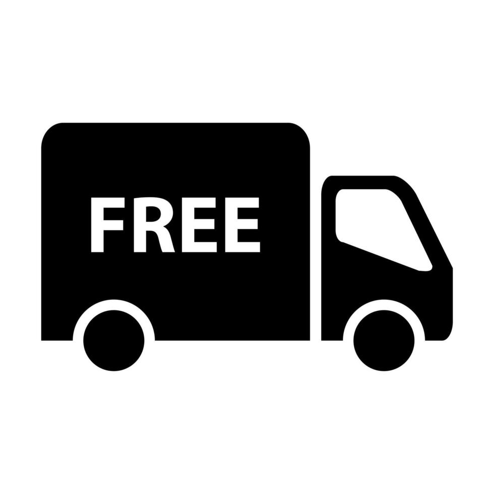 Free delivery icon vector for graphic design, logo, web site, social media, mobile app, ui illustration