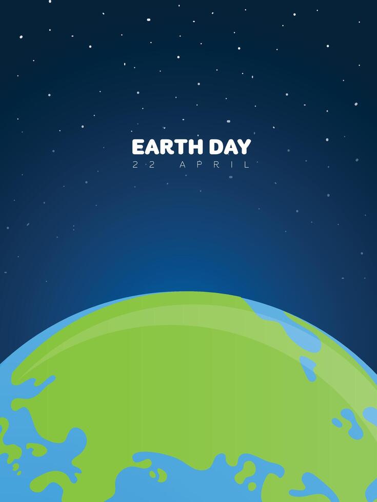 world Earth Day Enviralment Happy Background design vector