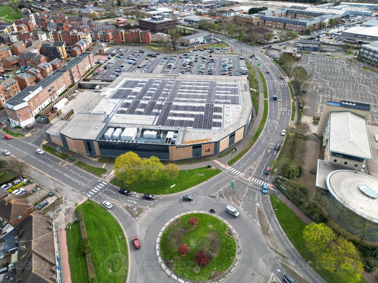 Central Aylesbury Town of England United Kingdom. April 1st, 2024 photo