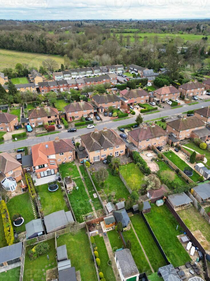 Aerial View of Denham Green Town London, Uxbridge, England. United Kingdom. April 3rd, 2024 photo