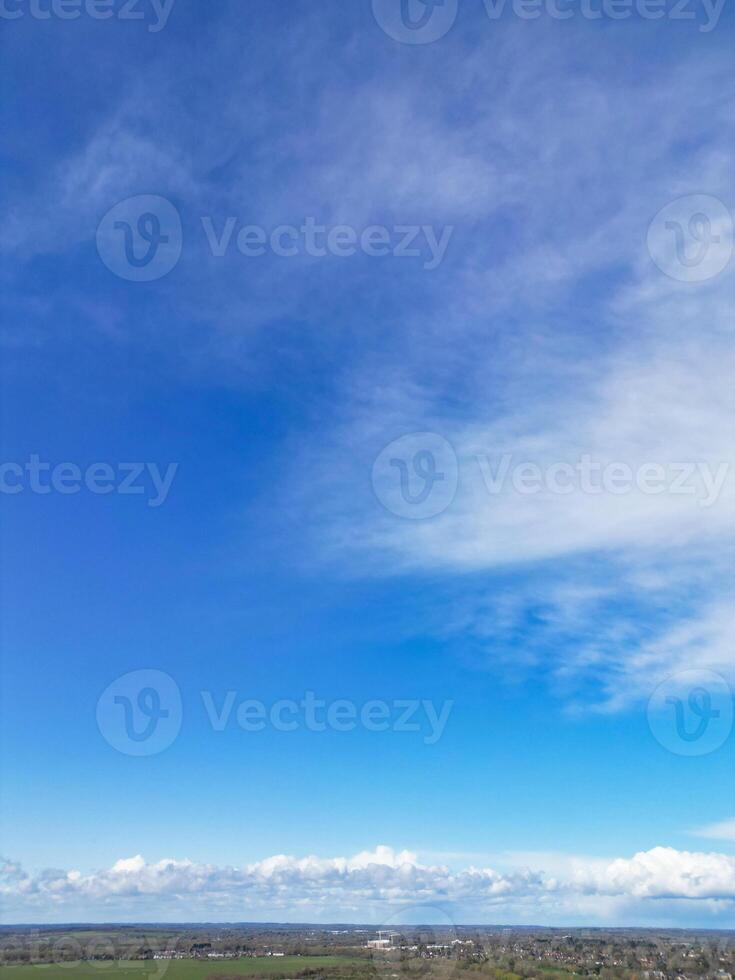 Most Beautiful View of Sky and Clouds over Oxford City of England United Kingdom photo