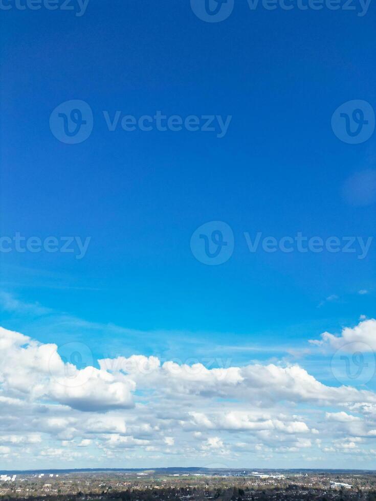 Beautiful Sky with Dramatical Clouds over Birmingham City of England United Kingdom, March 30th, 2024 photo