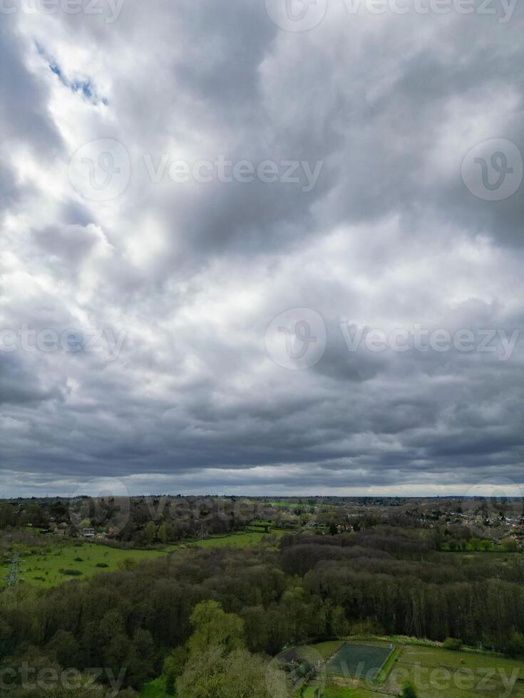 Aerial View of Denham Green Town London, Uxbridge, England. United Kingdom. April 3rd, 2024 photo