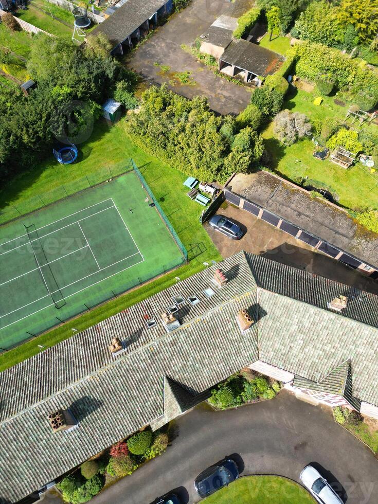 Aerial View of Denham Green Town London, Uxbridge, England. United Kingdom. April 3rd, 2024 photo