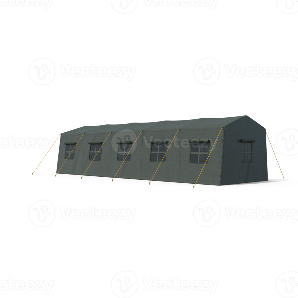 militär medicinsk tält png, medicinsk tält isolerat. 3d tolkning png