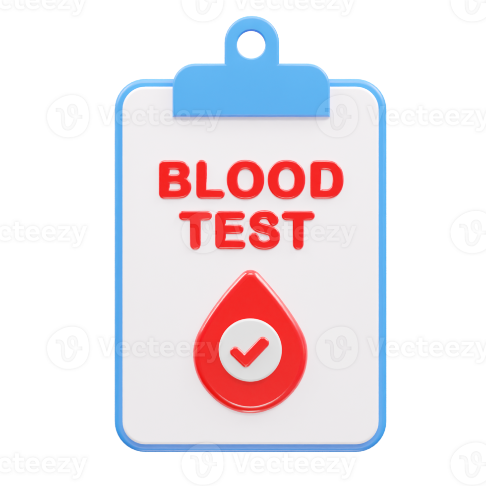 Blood icon 3d rendering illustration element png