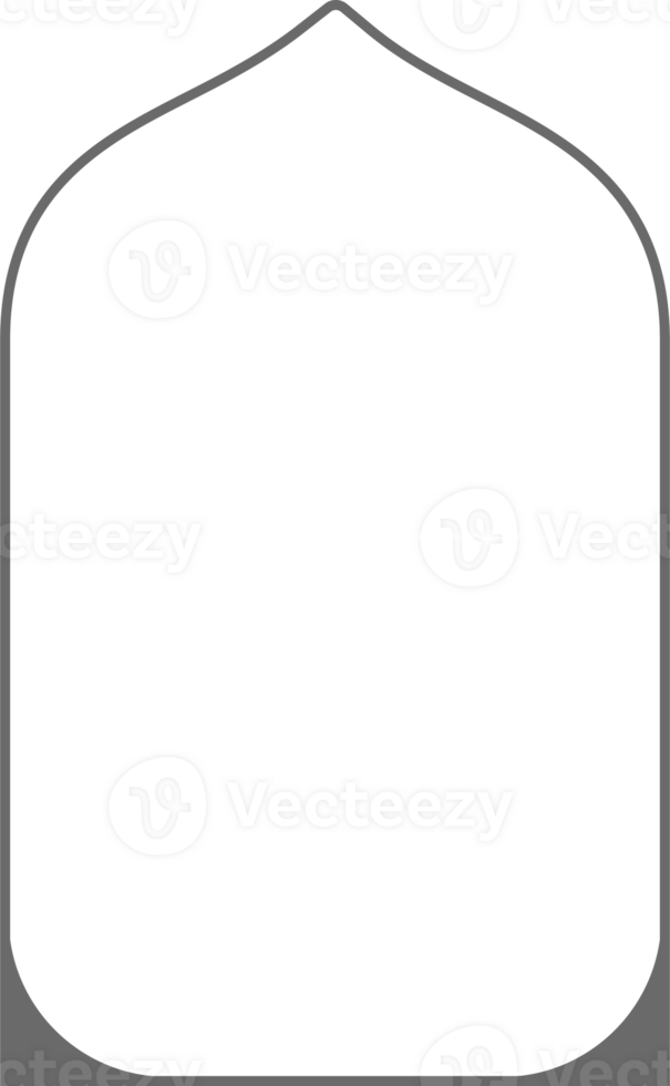 översikt estetisk design ram. minimal modern grafisk. abstrakt oval båge. geometrisk trendig tecken. png