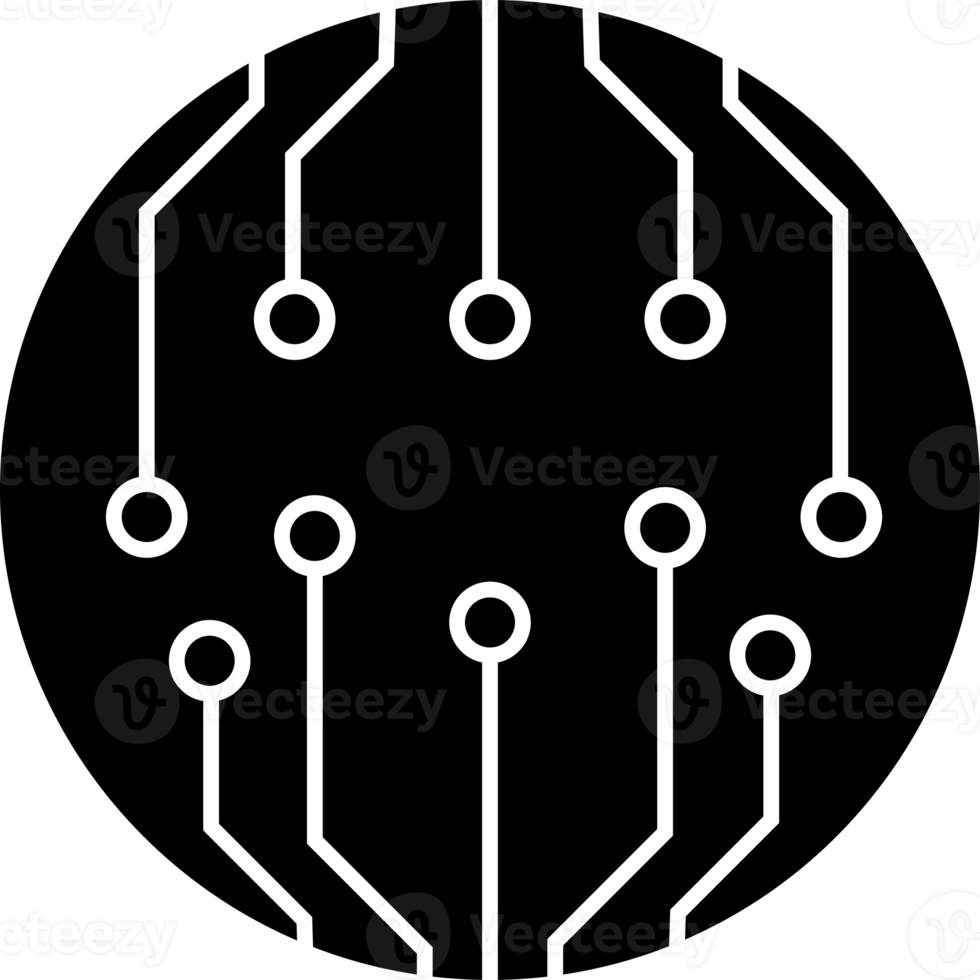 Circuit board, technology icon. For your web site design, logo, app, UI. illustration png