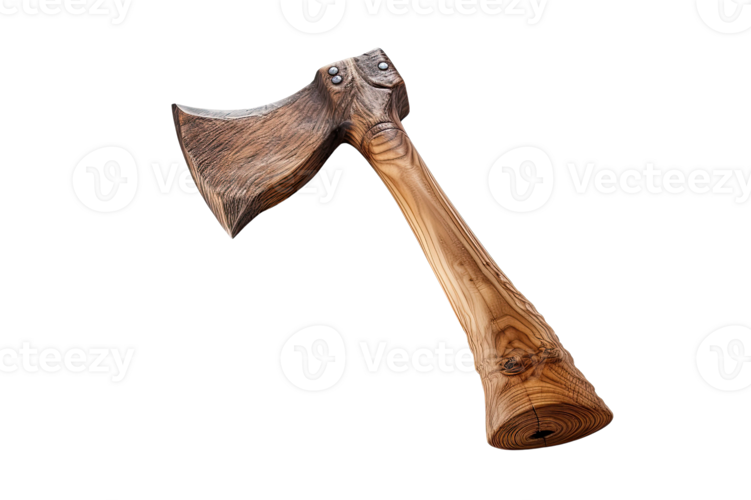 AI generated axe on an isolated transparent background png