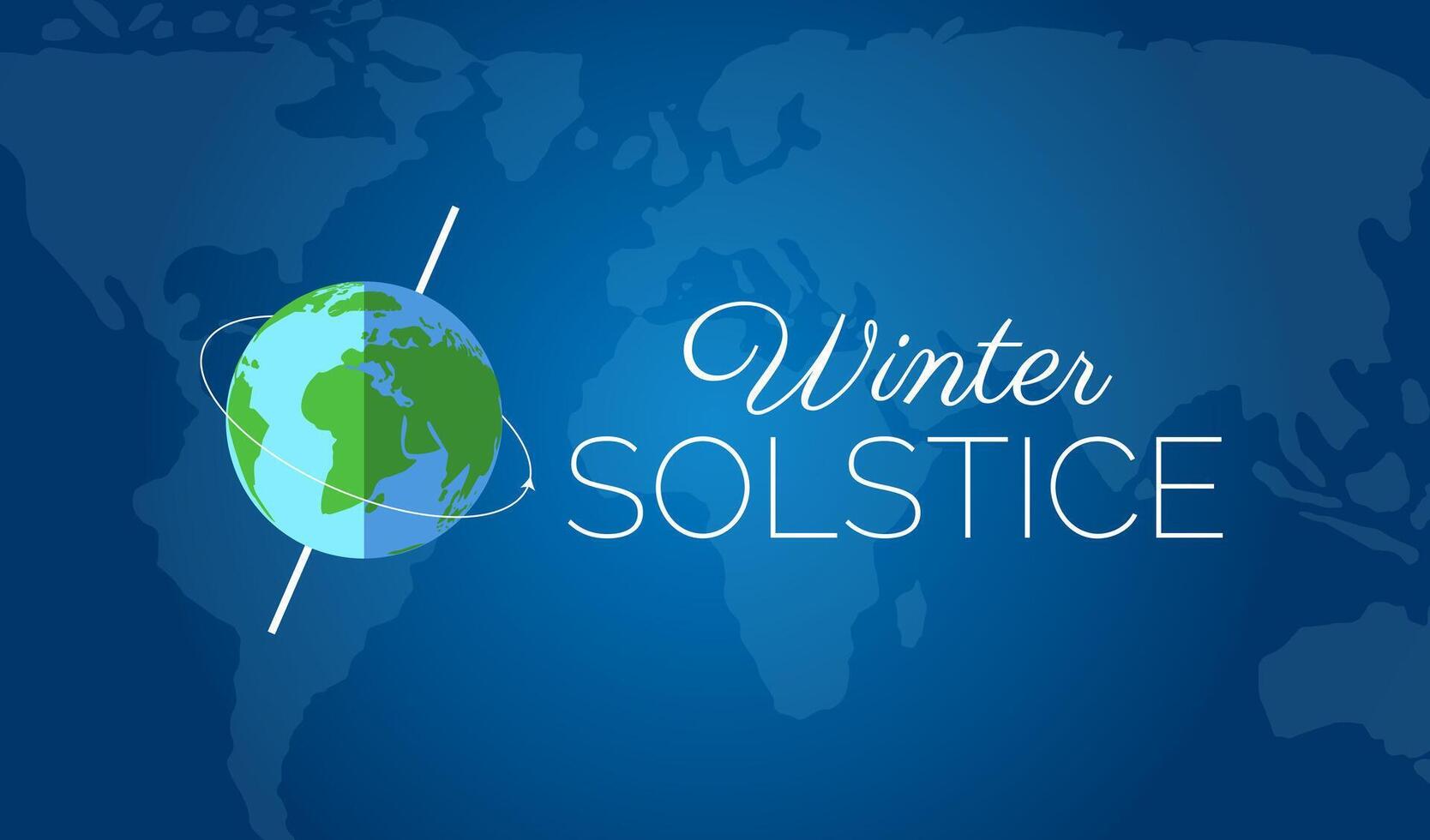 Winter Solstice Background Illustration vector