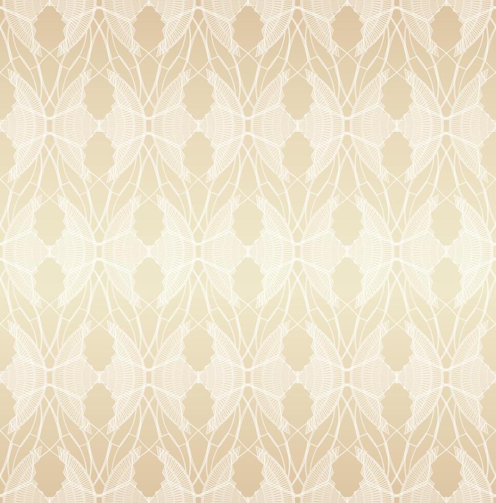 Light Gold Abstract Seamless Pattern vector